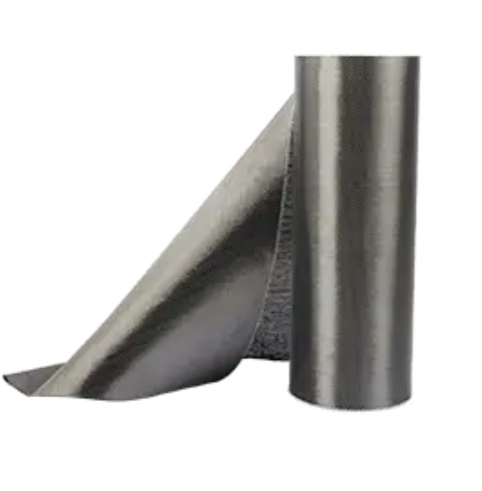 الیاف کربن یک طرفه 300 گرم نوید NAVID CFRP 300gr (گرماژ 300 گرم بر مترمربع، عرض رول 50 سانت، فروش به صورت متر مربع)